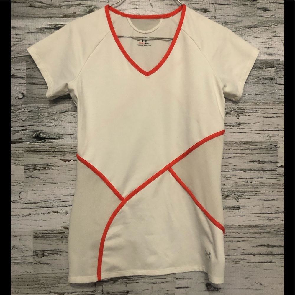 Under Armour white workout tee